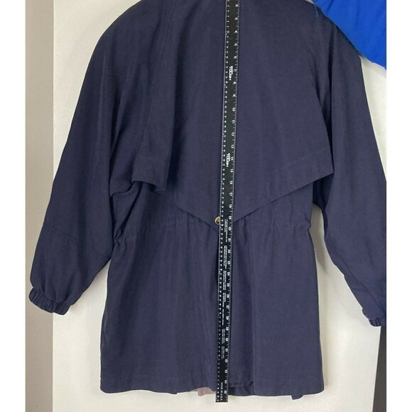 Dumas Imports Anorak Dark Navy Blue Brown Jacket -NO  Liner - Picture 7 of 12
